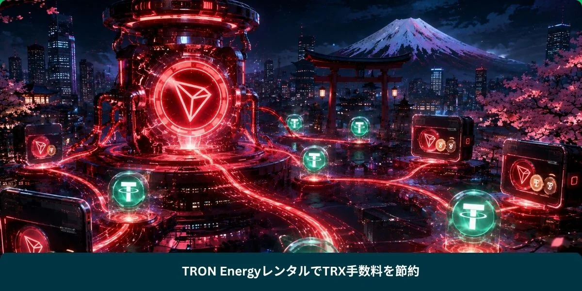 TRON EnergyレンタルでTRX手数料を節約