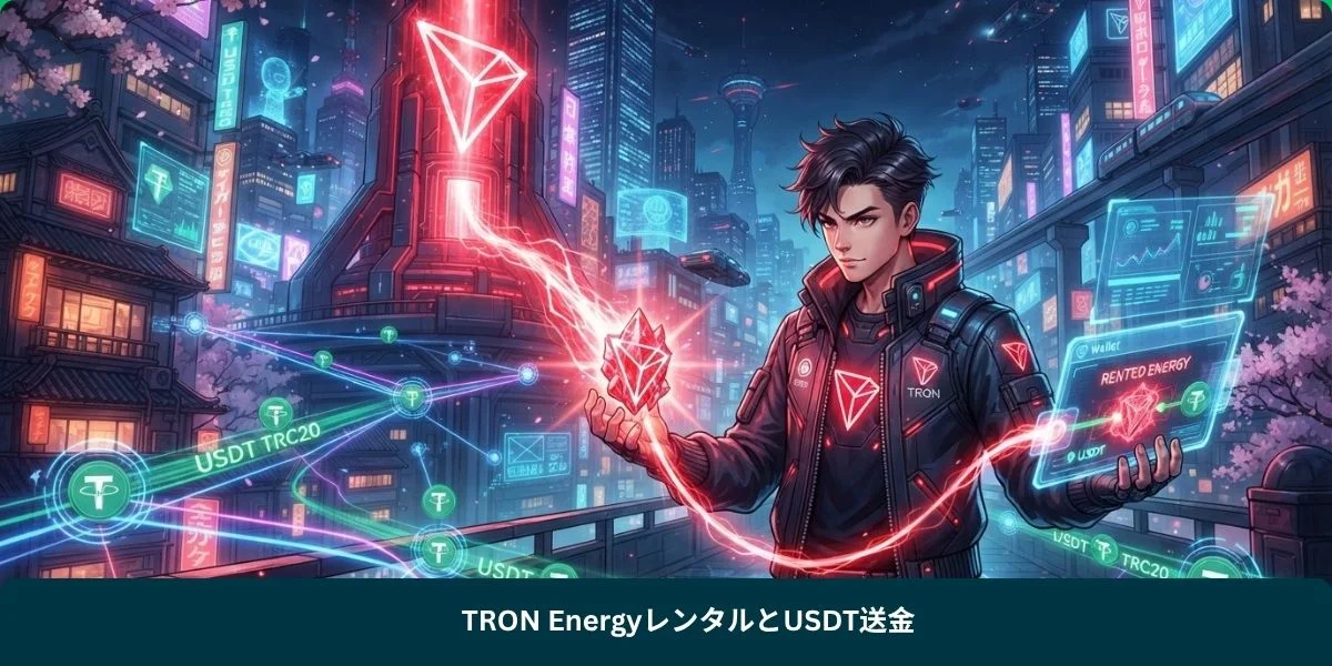 TRON EnergyレンタルとUSDT送金