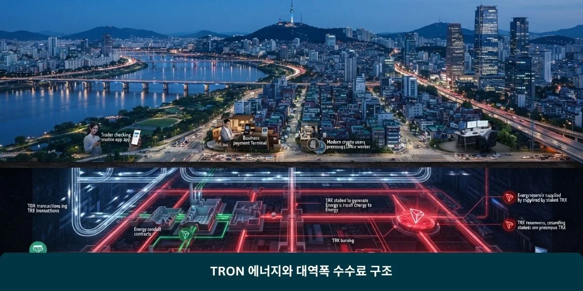 TRON 에너지와 대역폭 수수료 구조