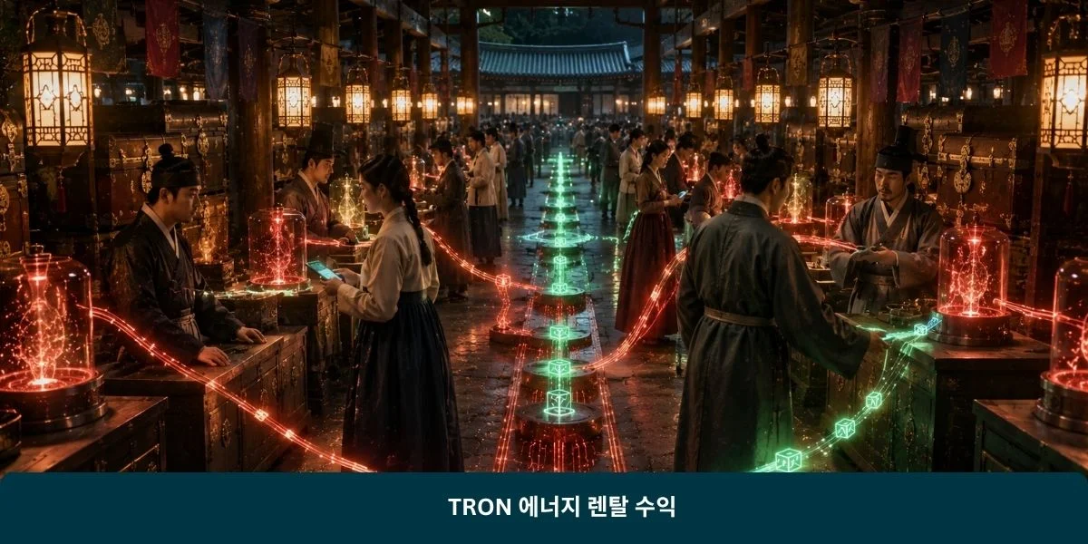 TRON 에너지 렌탈 수익