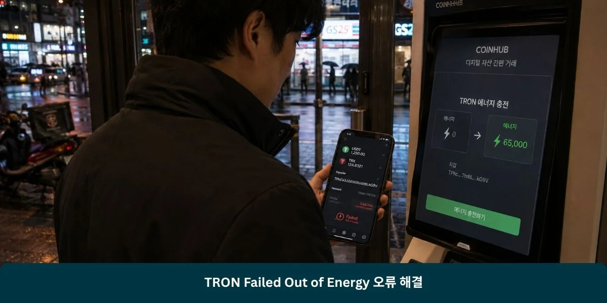 TRON Failed Out of Energy 오류 해결