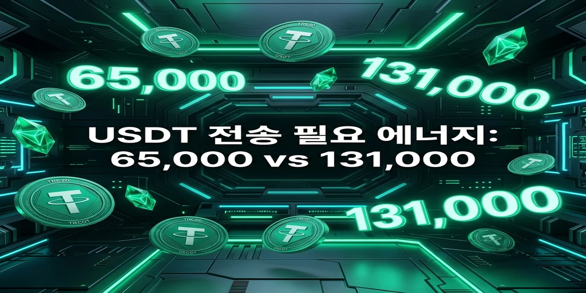 TRON에서 USDT 전송 시 필요한 에너지는 얼마나 될까요?