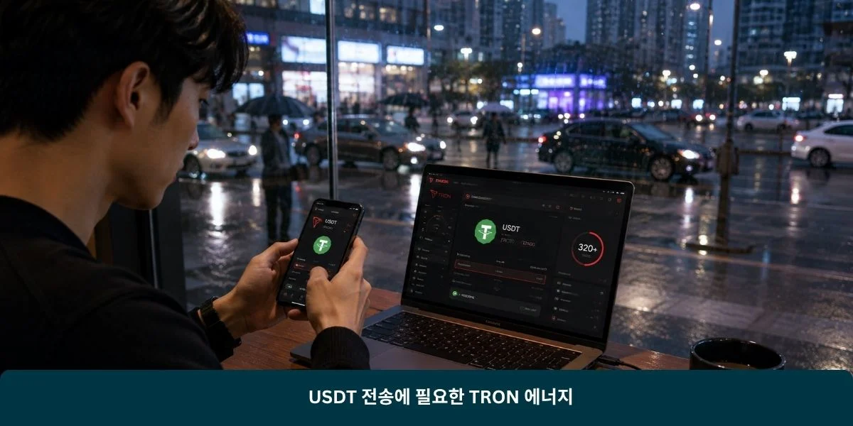 USDT 전송에 필요한 TRON 에너지