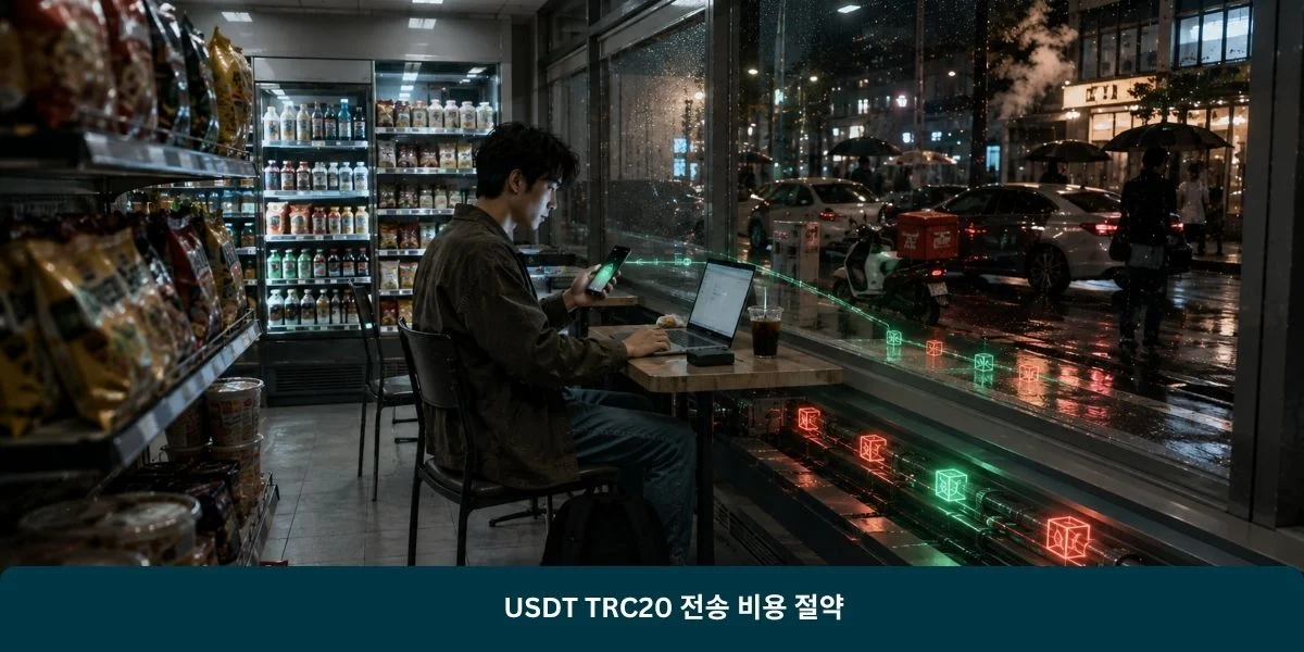 USDT TRC20 전송 비용 절약