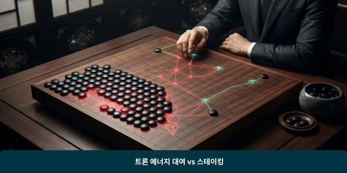 트론 에너지 대여 vs 스테이킹