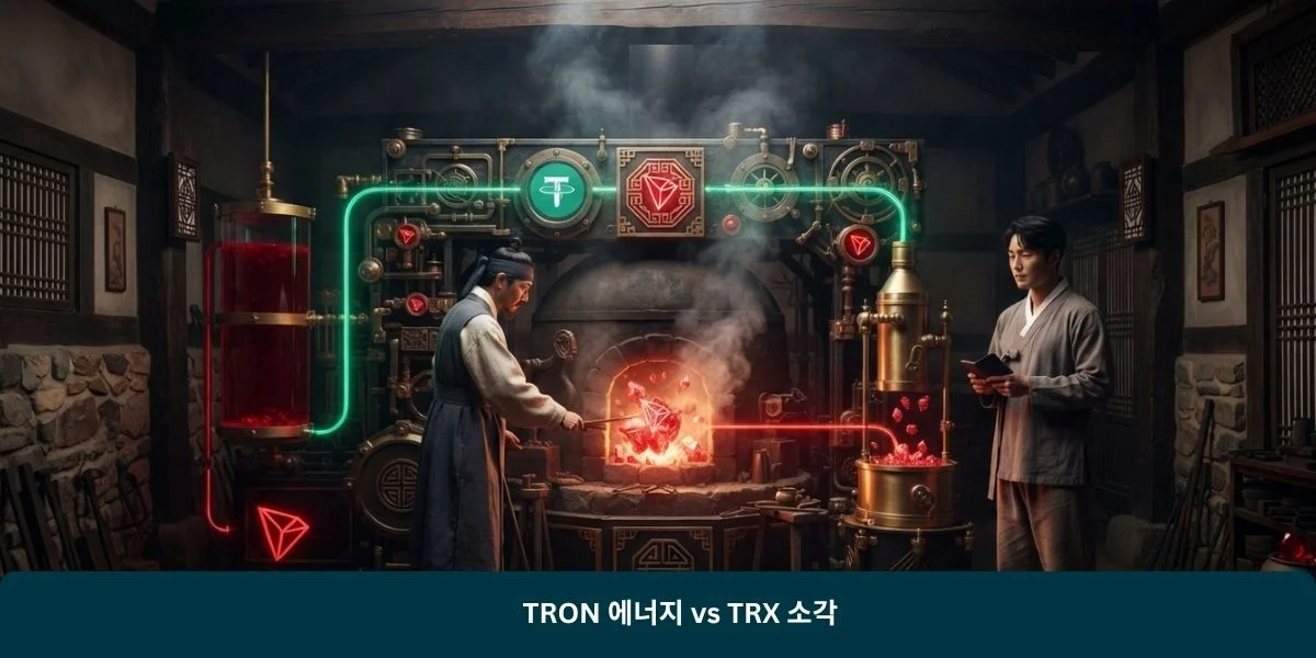 TRON 에너지 vs TRX 소각
