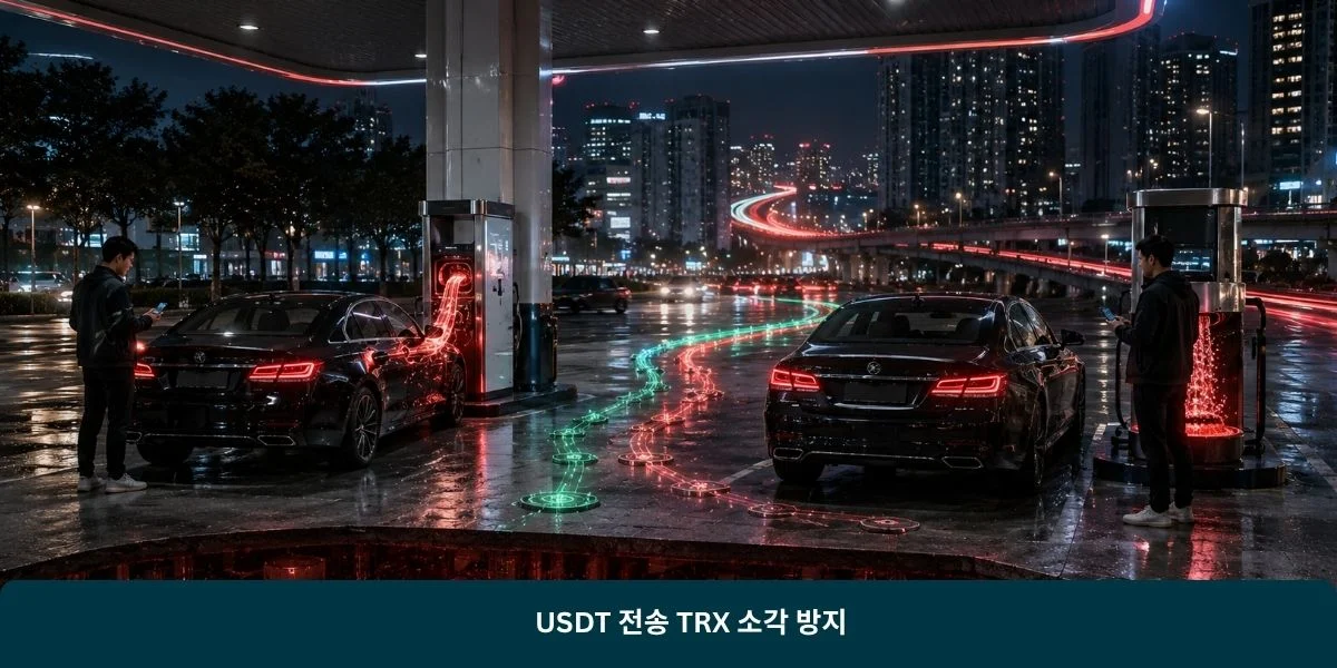 USDT 전송 TRX 소각 방지
