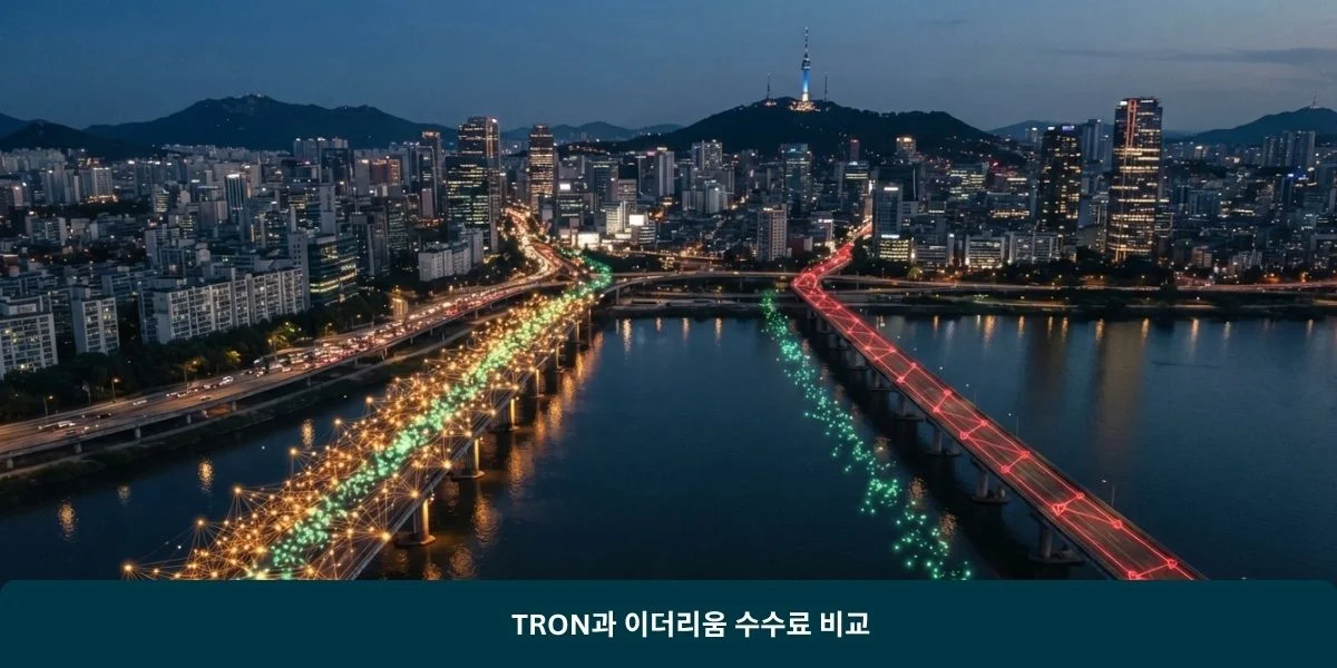 TRON과 이더리움 수수료 비교