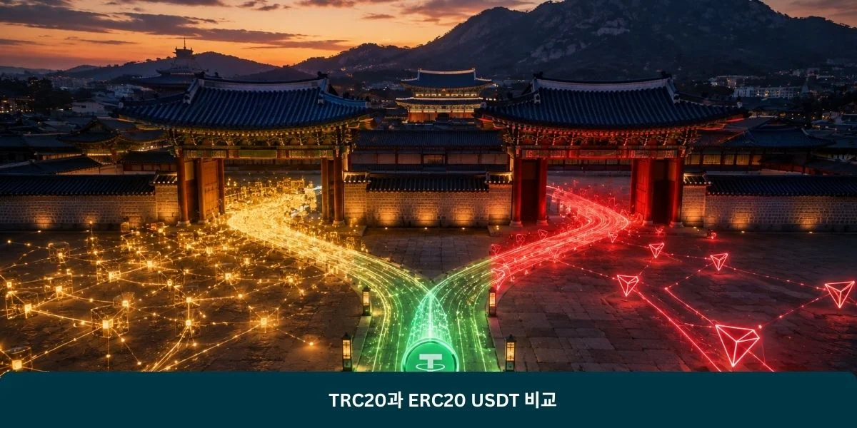 TRC20과 ERC20 USDT 비교