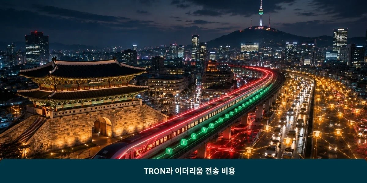 TRON과 이더리움 전송 비용