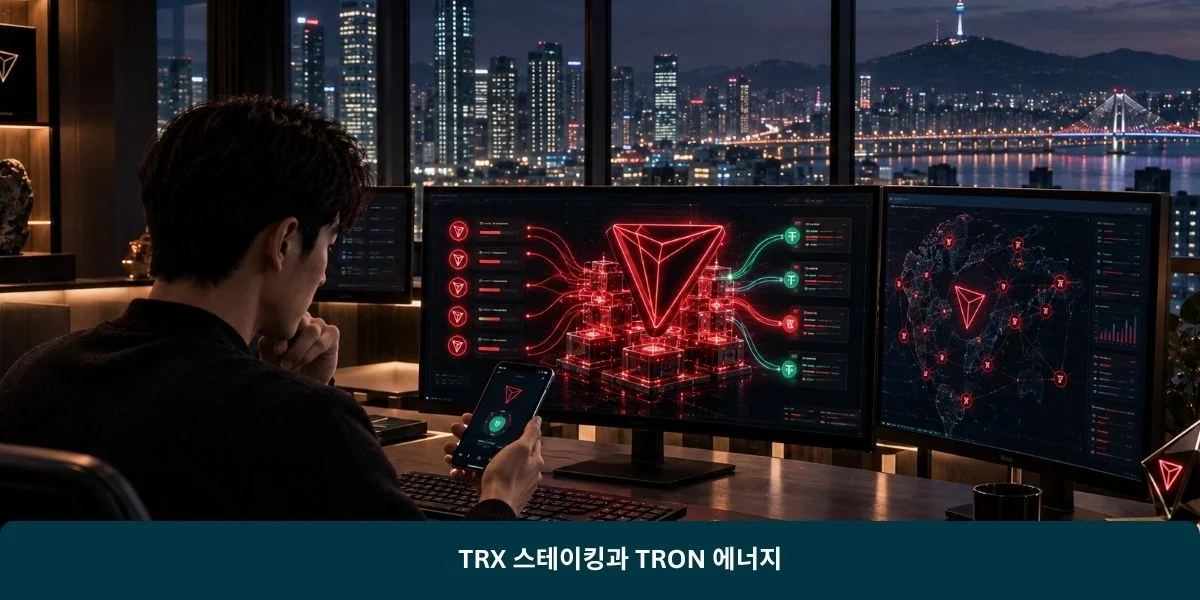 TRX 스테이킹과 TRON 에너지