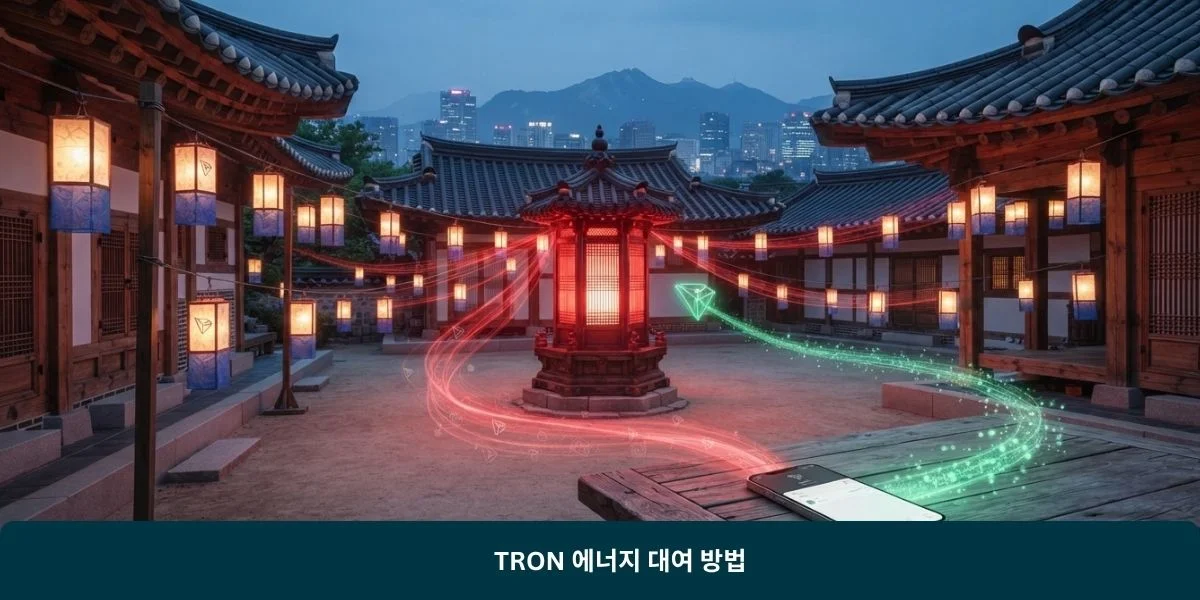 TRON 에너지 대여 방법