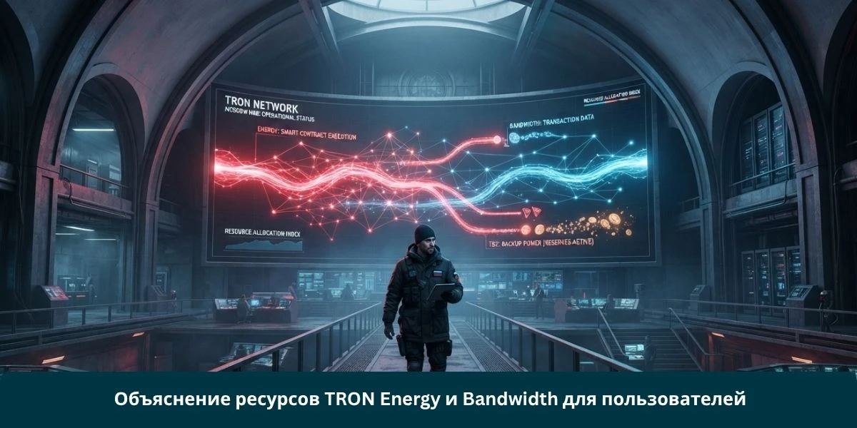 Объяснение ресурсов TRON энергия и пропускная способность для пользователей