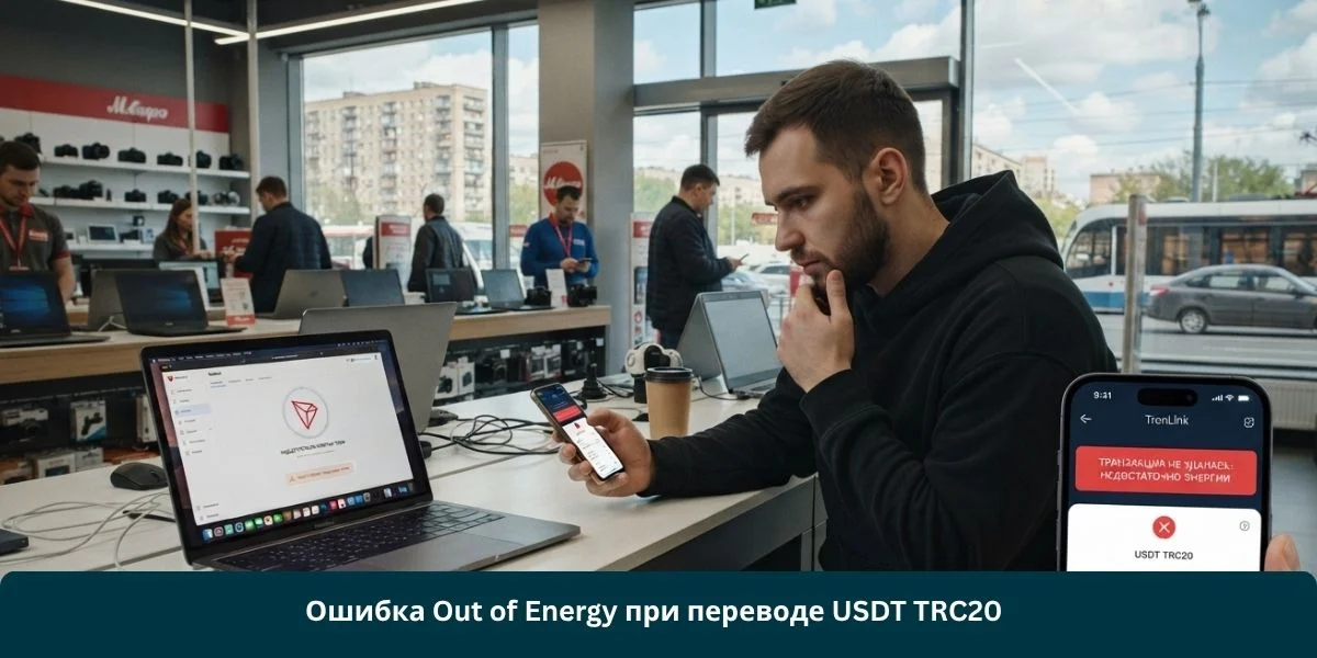 Ошибка Out of Energy при переводе USDT TRC20