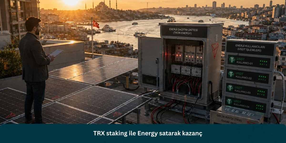 TRX staking ile Energy satarak kazanç
