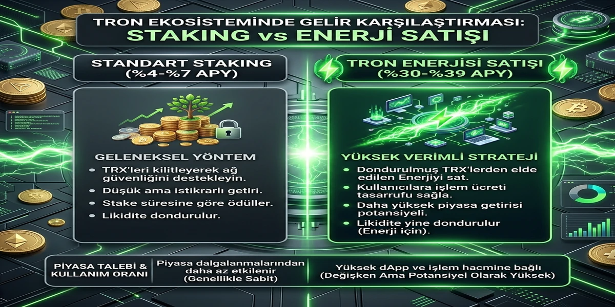 TRON Pasif Gelir Detayları