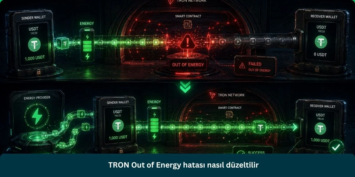 TRON Out of Energy hatası nasıl düzeltilir
