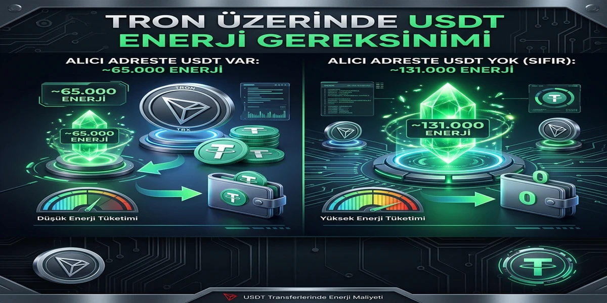 TRON Ağında USDT Enerji İhtiyacı