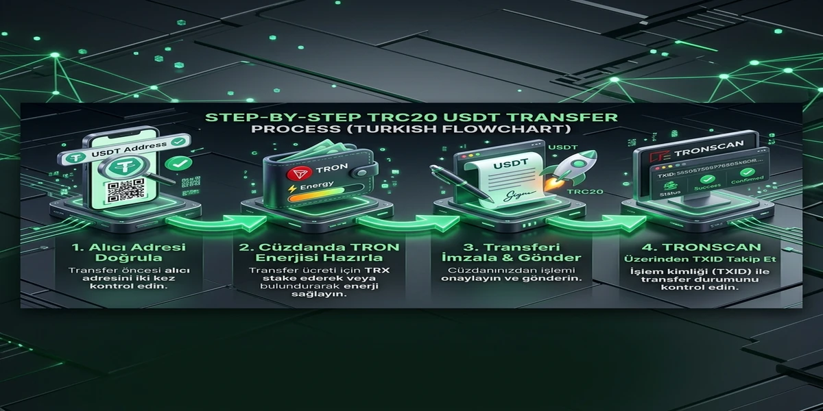 Adım Adım TRON USDT Transfer Süreci