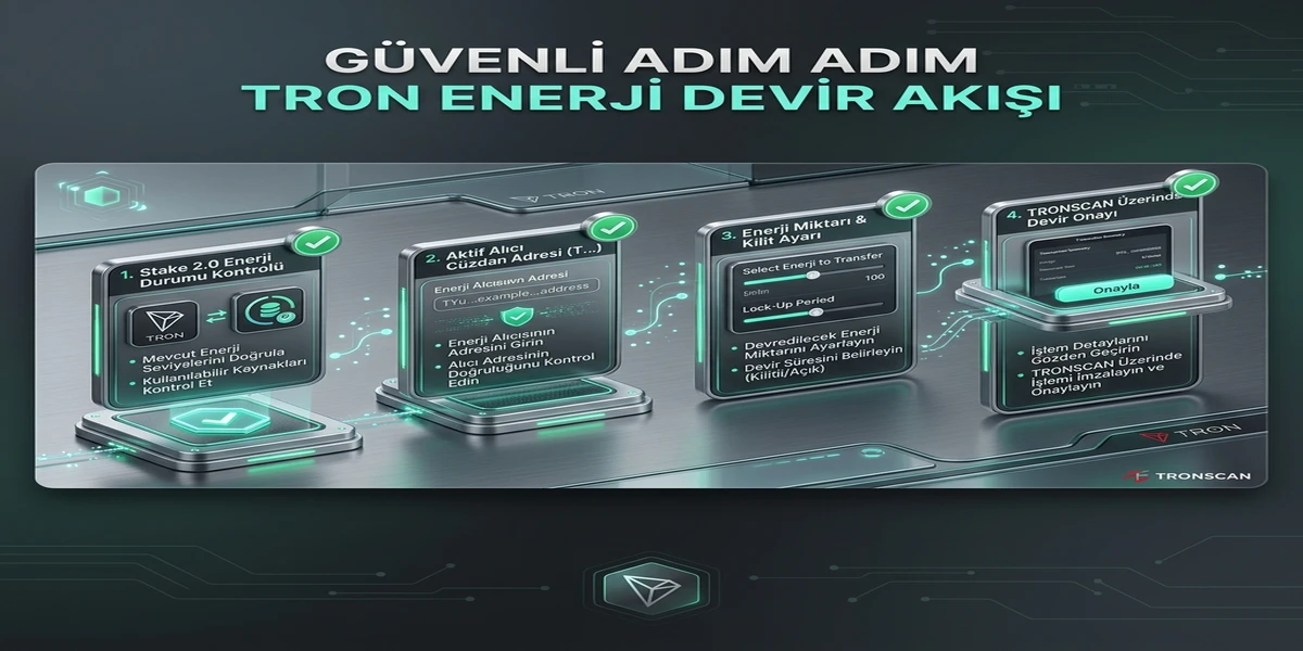 TRON Enerjisini Güvenle Devretme