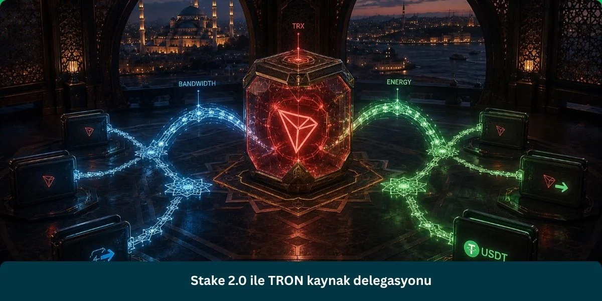 Stake 2.0 ile TRON kaynak delegasyonu