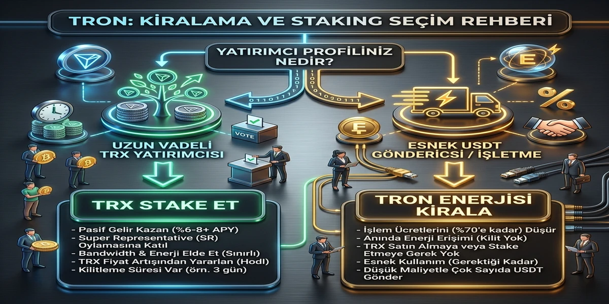 TRON Enerjisi Kiralama vs Stake Etme 3