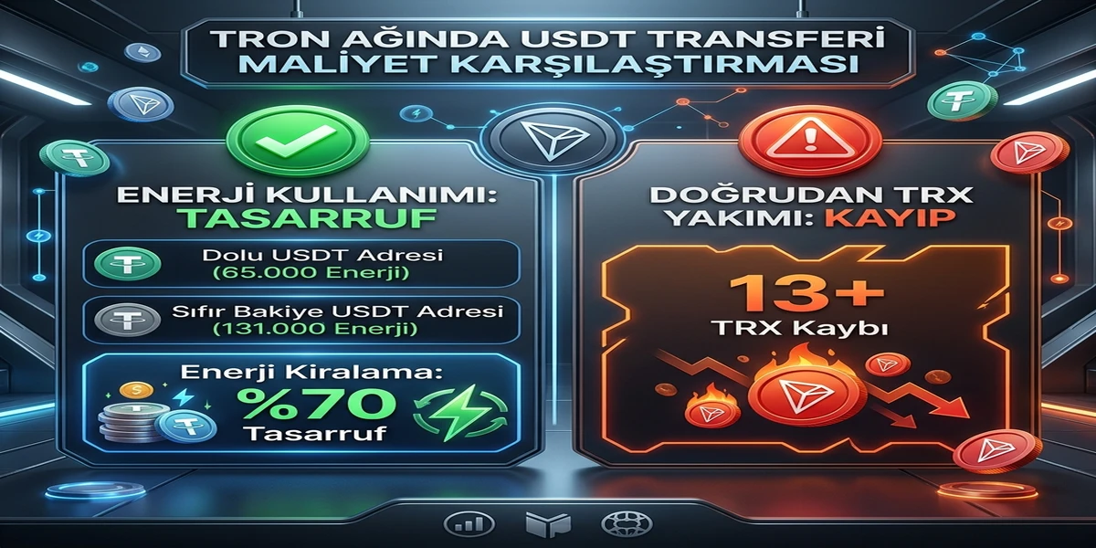 TRON Enerjisi vs TRX Yakımı Maliyet Karşılaştırması