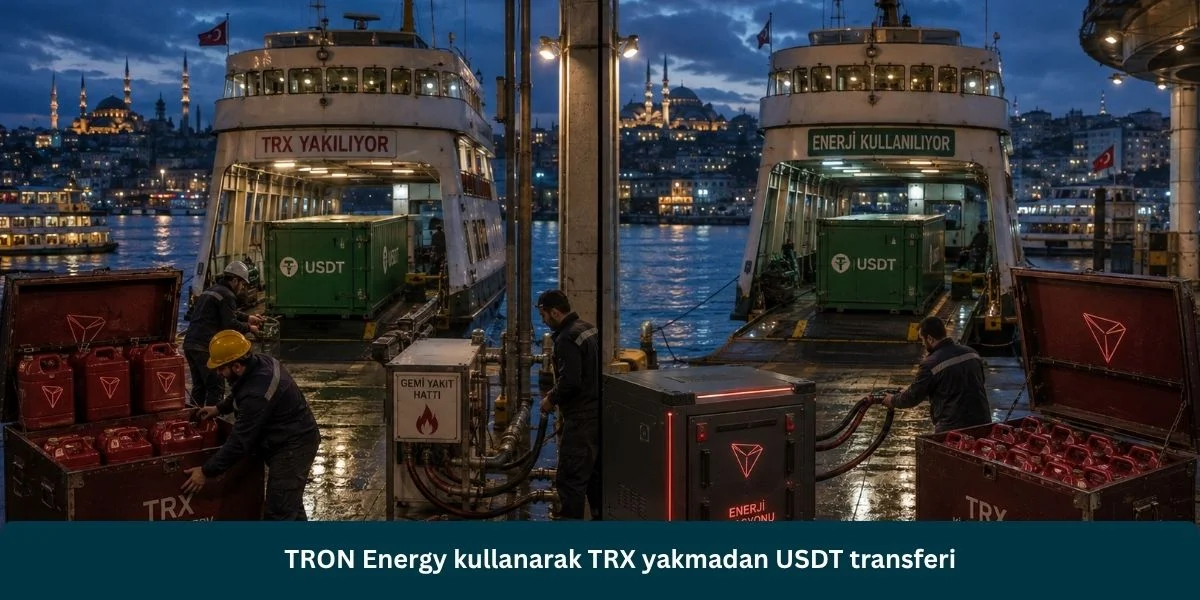 USDT için TRON Energy ve TRX yakma karşılaştırması