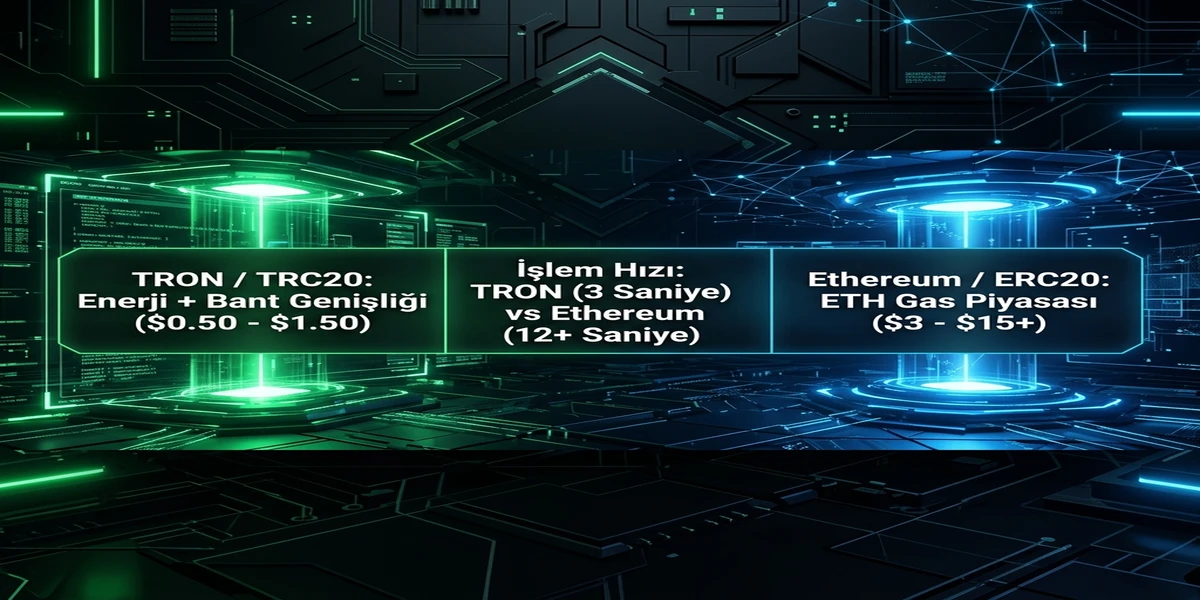 TRON vs Ethereum Komisyon Karşılaştırması