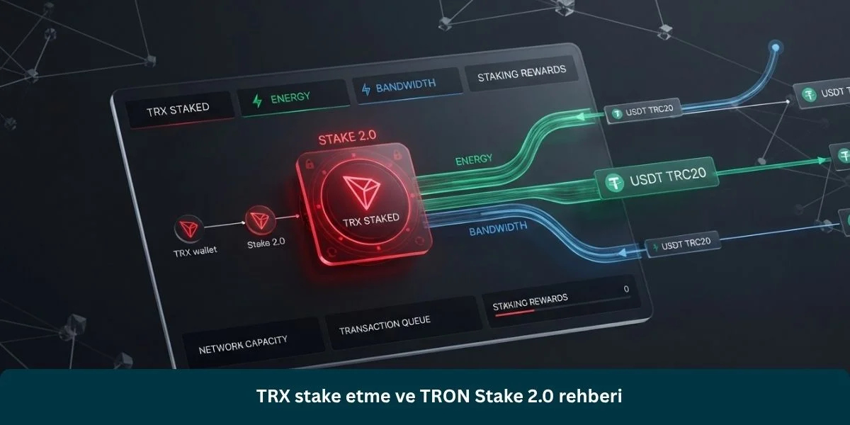 TRX stake etme ve TRON Stake 2.0 rehberi